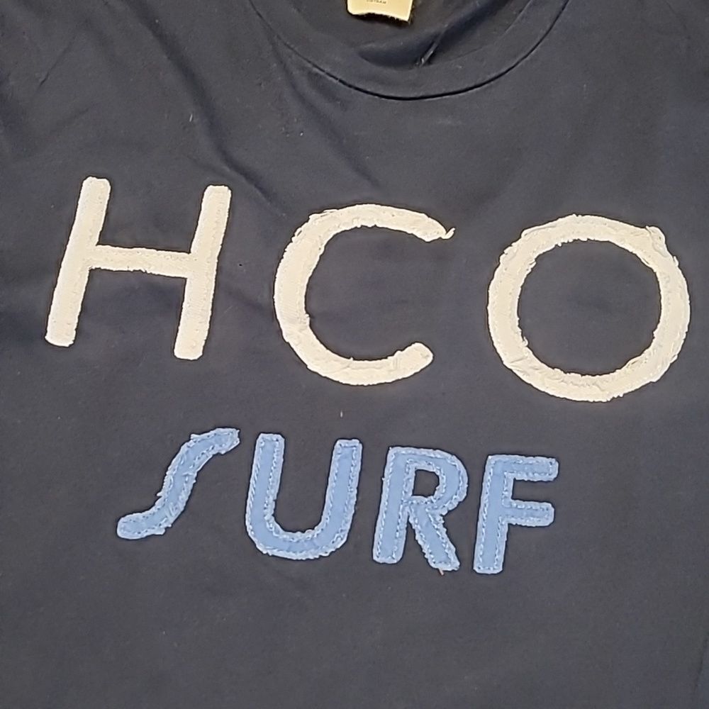 Hollister Navy Blue Tshirt Boy's Size Large - Picture 2 of 4